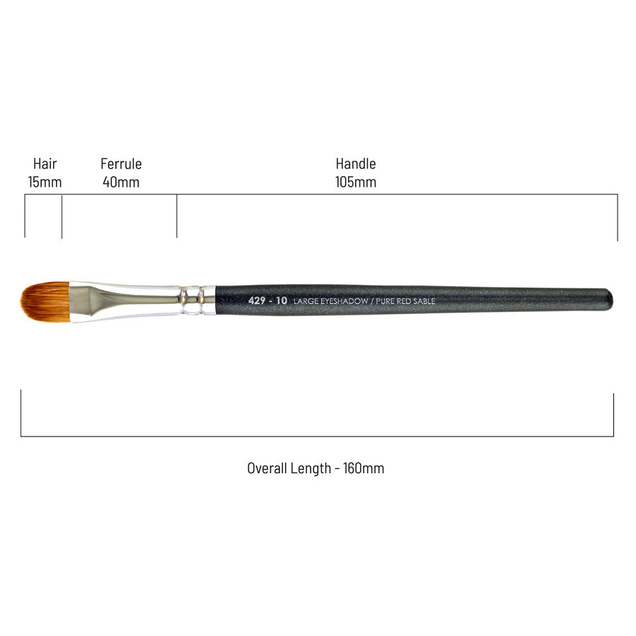 Pure Sable 3/8' Filbert