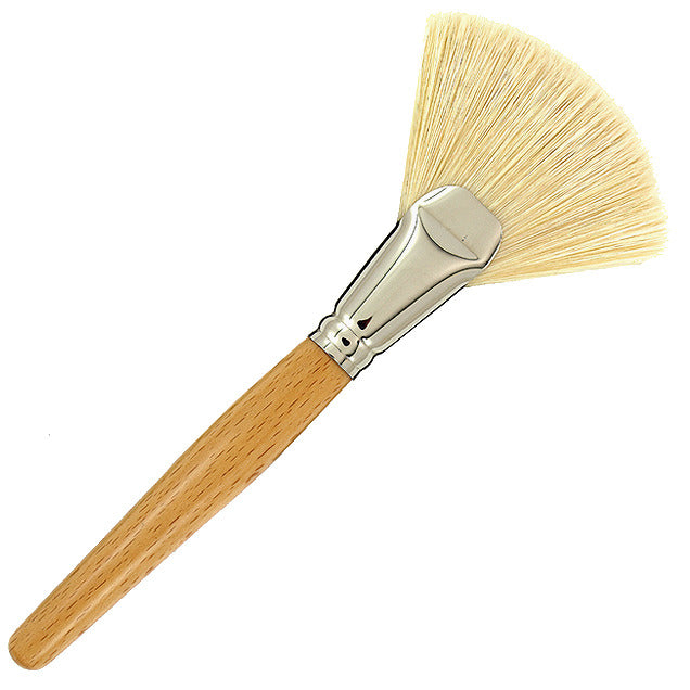 Large Bristle Fan Mask Brush