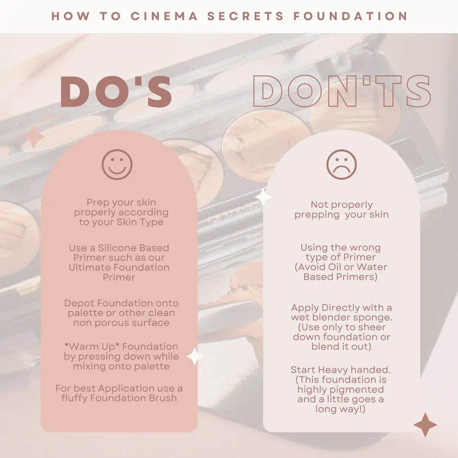 Cinema Secrets Ultimate Foundation Singles - 300 Series (Light-Medium Beige-Yellow Undertones)