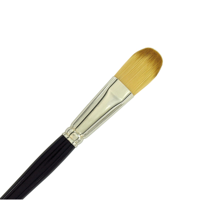 114S-24 Foundation Brush - Honey Taklon