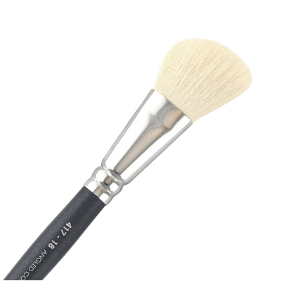 White Angle Blush Brush