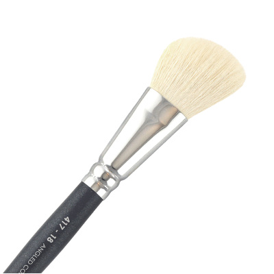 417-18 White Angle Blush Brush
