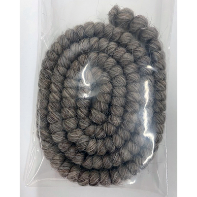 Medium Grey Crepe Hair