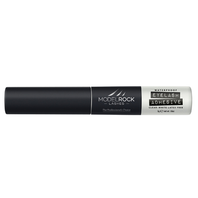 Modelrock Clear/White Waterproof Lash Glue 5gm - Latex Free