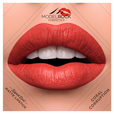 Model Rock Liquid Last Liquid to Matte Lipstick - Coral Corruption