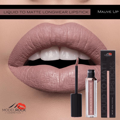 Model Rock Liquid to Matte Lipstick - Mauve Up
