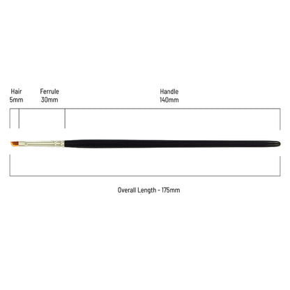Mini Precision Synthetic Angle Liner Brush