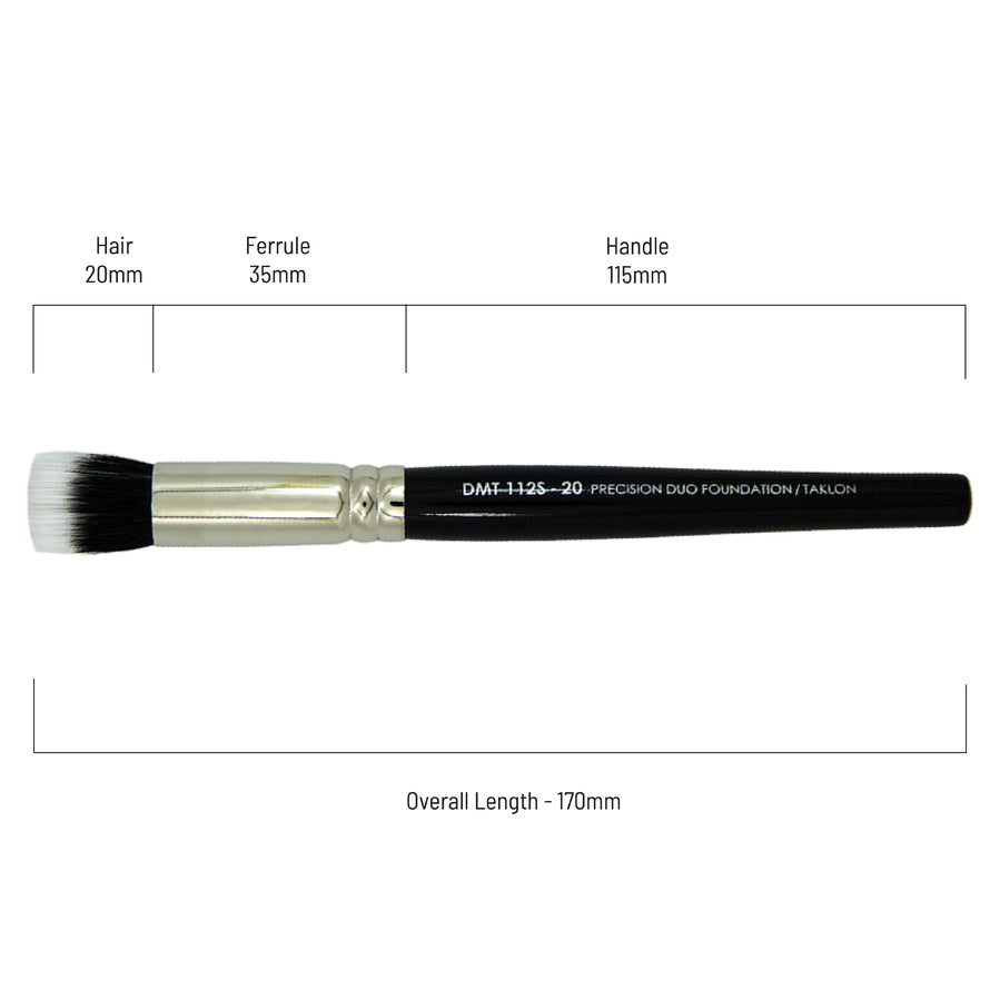 Precision Duo Foundation Brush - Taklon