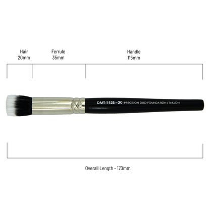 Precision Duo Foundation Brush - Taklon