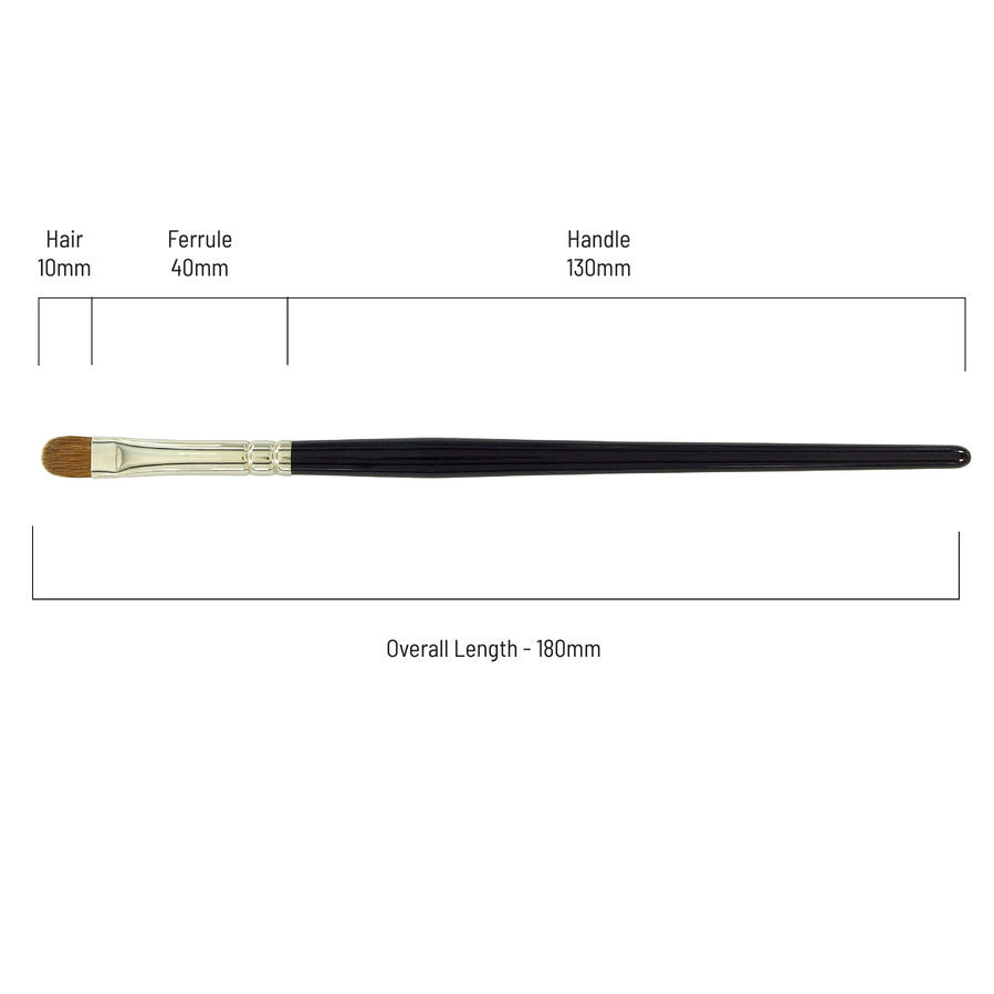 Sable Filbert Shader Brush 1/4'