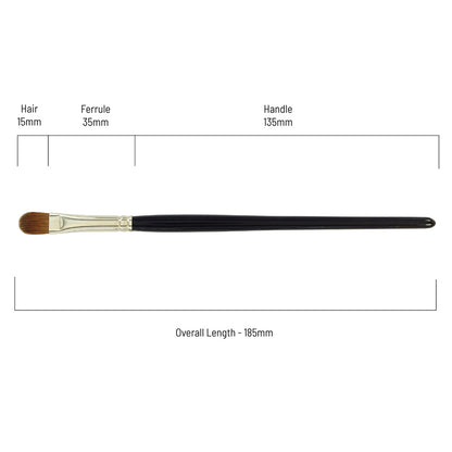 Sable Filbert Shader Brush 3/8'