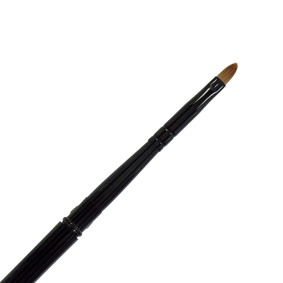 Taklon  Lip Brush (Black Aluminium Case)