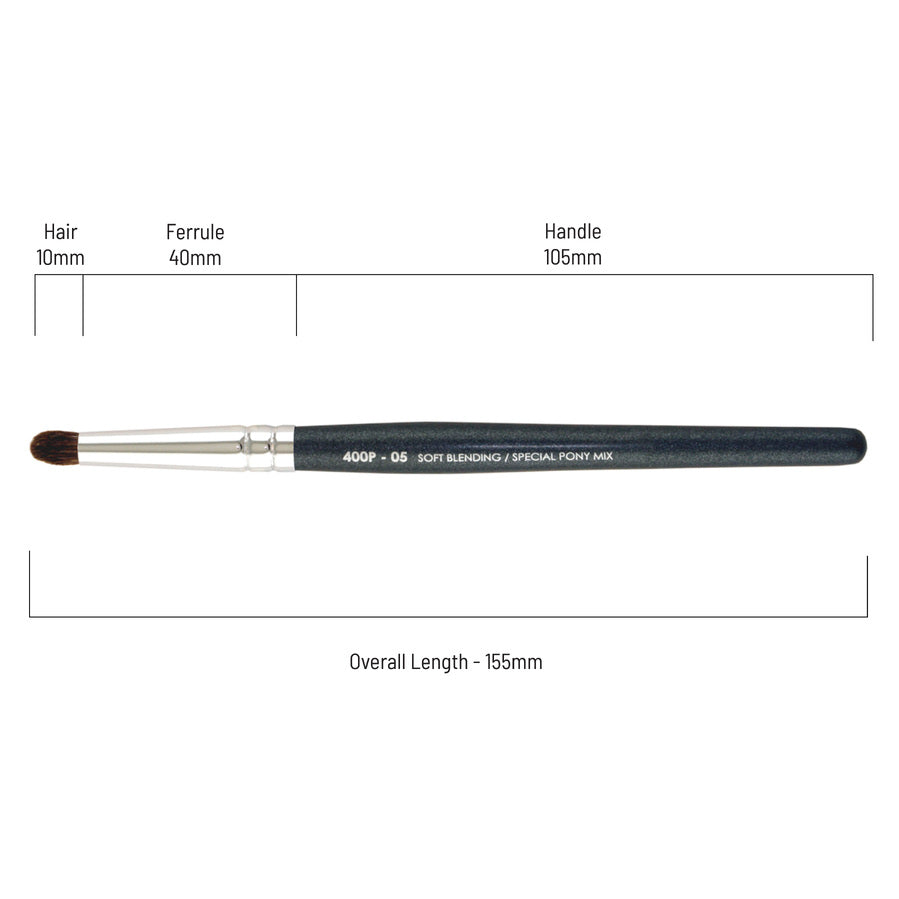 Soft Pony Bullet Crease Brush