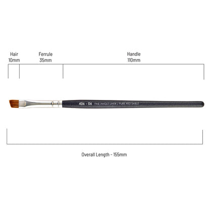 Sable Short Angle Line Brush
