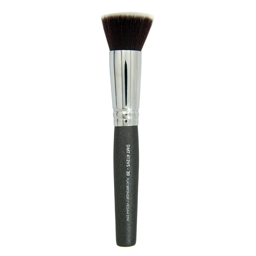 Flat Bronzer Brush - Vegan Synthetic Hair