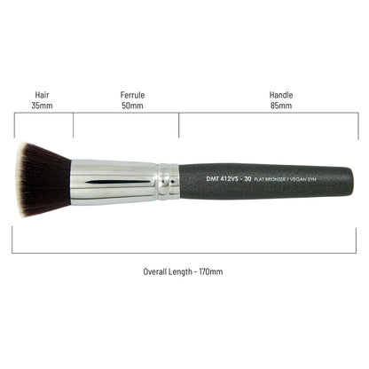 Flat Bronzer Brush - Vegan Synthetic Hair