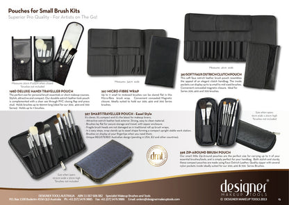 Zip-Around Brush Pouch
