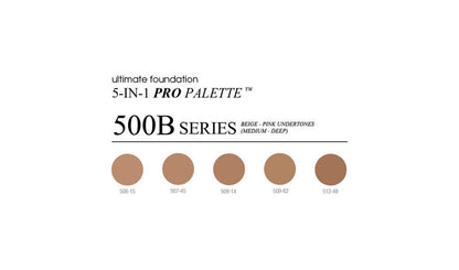 Cinema Secrets Ultimate Foundation 5-in-1 Pro Palette - 500B Series