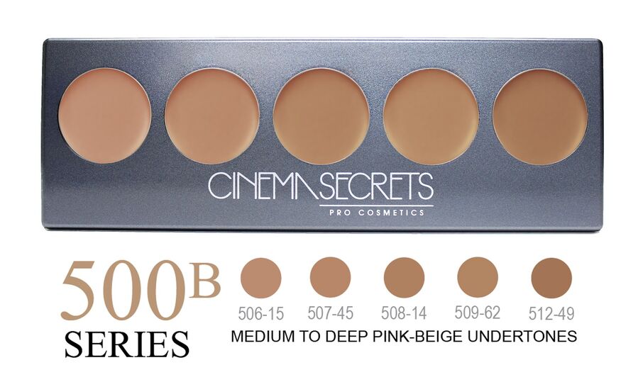 Cinema Secrets Ultimate Foundation 5-in-1 Pro Palette - 500B Series