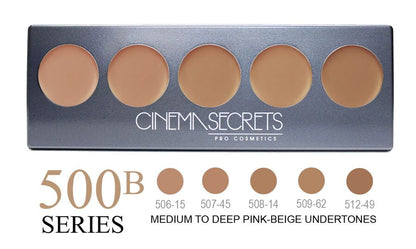 Cinema Secrets Ultimate Foundation 5-in-1 Pro Palette - 500B Series
