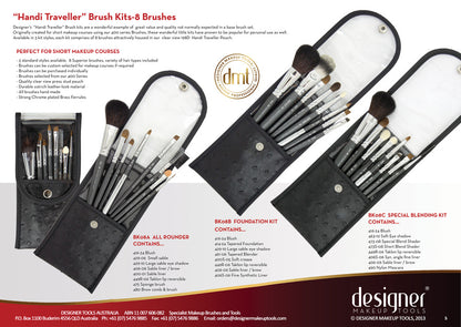 K400-8C Handi Traveller Special Blending Kit - 8 Brushes