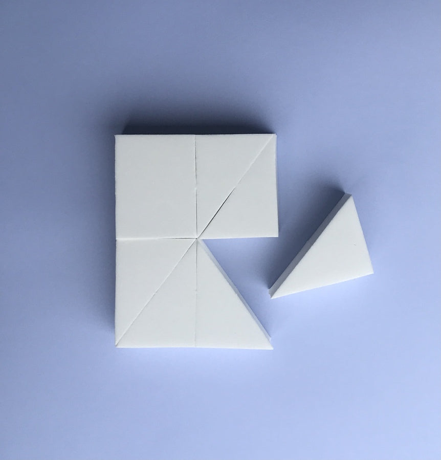 Sponge Wedge Block 8 Pcs ( Non Latex )