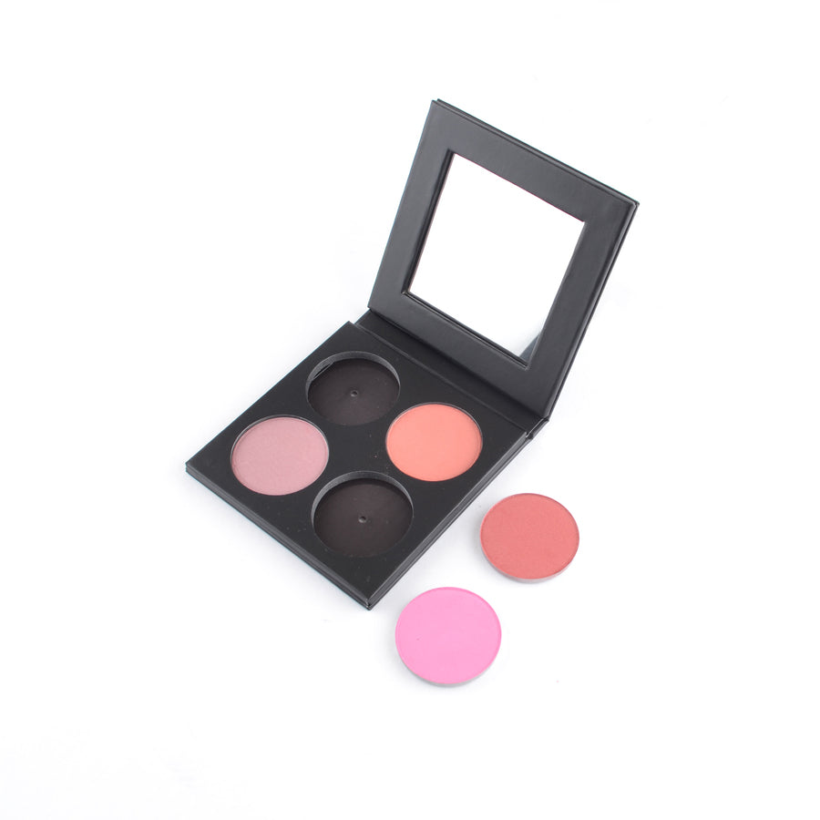 Professional 4 Pan Empty Palette with mirror