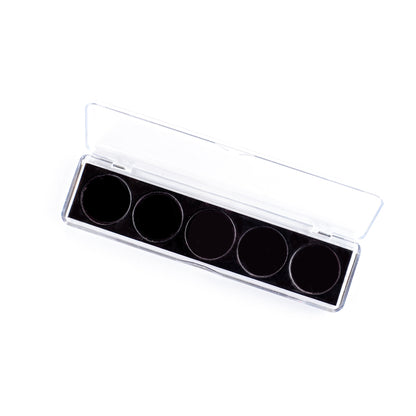 Professional 5 Pan Empty Palette Clear Box
