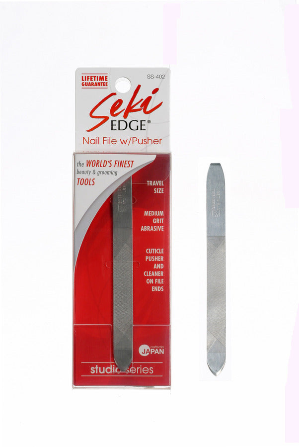 Seki Edge SS-402 Nail File with Pusher