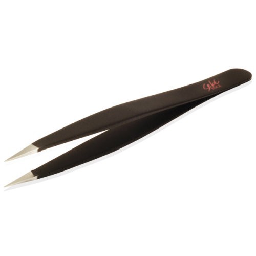 Seki Edge SS-501 Black Stainless Steel Pointed Tweezer